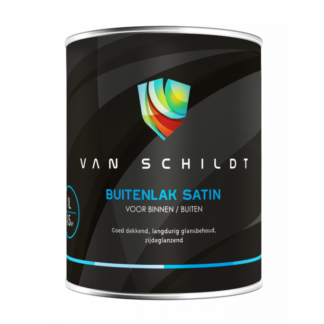 van Schildt Buitenlak Satin 1 liter