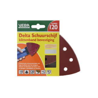 VEBA Delta Schuurschijf 96mm 10st P120