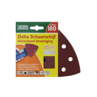VEBA Delta Schuurschijf 96mm 10st P180