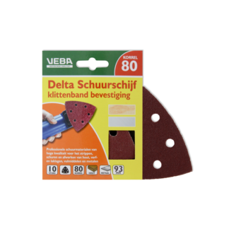 VEBA Delta Schuurschijf 96mm 10st P80