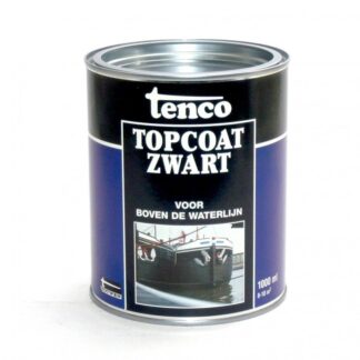 Tenco Topcoat Zwart 1 liter