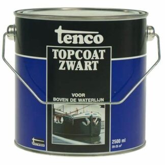 Tenco Topcoat Zwart 2,5 liter
