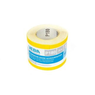 VEBA Schuurpapier Rol 95mmx25mtr Aluminium Oxide P180