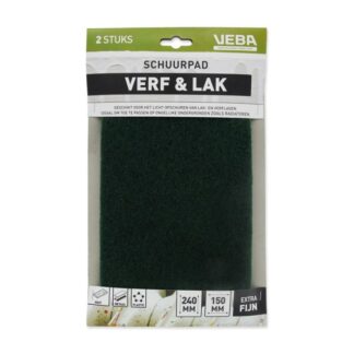 VEBA Schuurpad Verf & Lak Fijn 150x240mm 2st