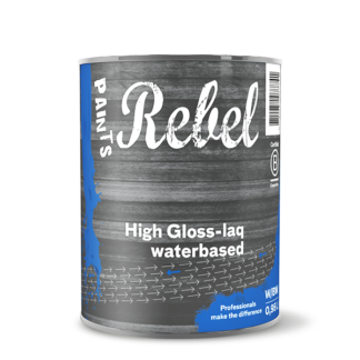 Rebel/Wijzonol Waterbasis Hoogglans Lak 1 Liter