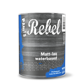 Rebel/Wijzonol Waterbasis Mat Lak 1 Liter